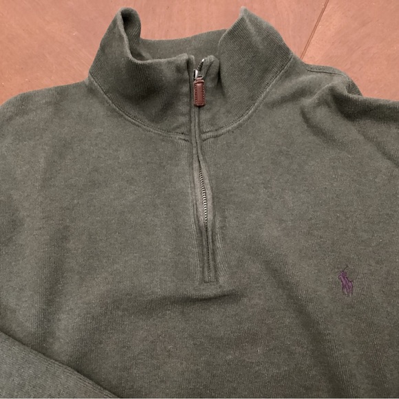 Ralph Lauren polo quarter zip sweater - Picture 3 of 5